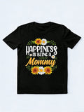 Happiness is Being A Mommy Happy Mother's Day Gift T-Shirt