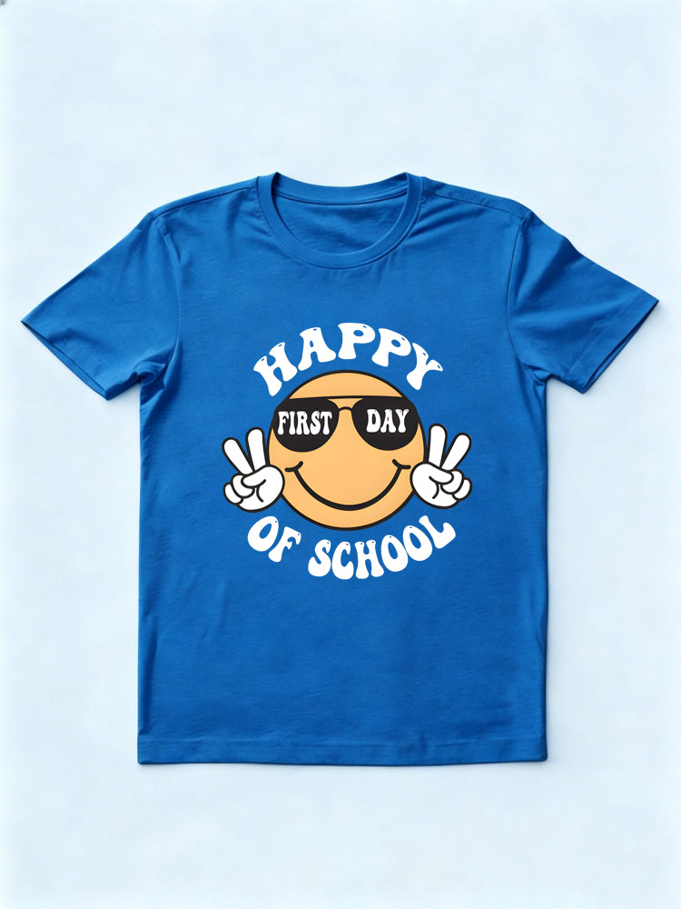 Happy First Day of School Teacher Appreciation Back to School Gift T-shirt