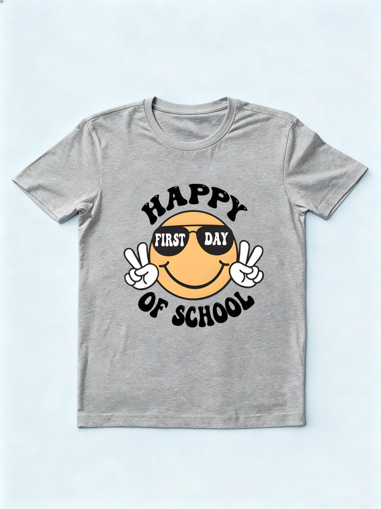 Happy First Day of School Teacher Appreciation Back to School Gift T-shirt