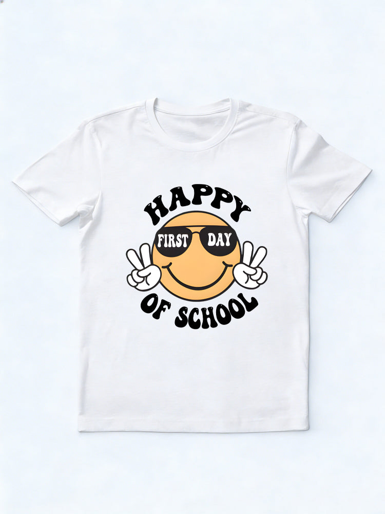 Happy First Day of School Teacher Appreciation Back to School Gift T-shirt