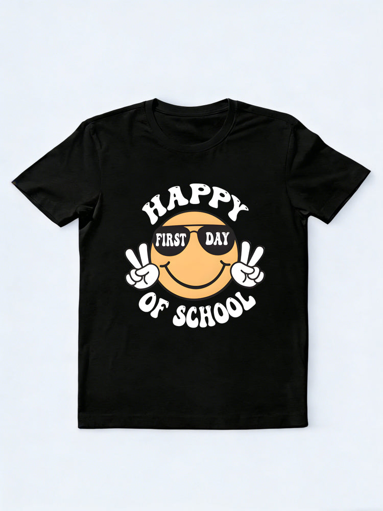 Happy First Day of School Teacher Appreciation Back to School Gift T-shirt