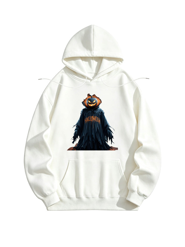 Happy Halloween Spooky Season Horrible Pumpkin Ghost Hoodie