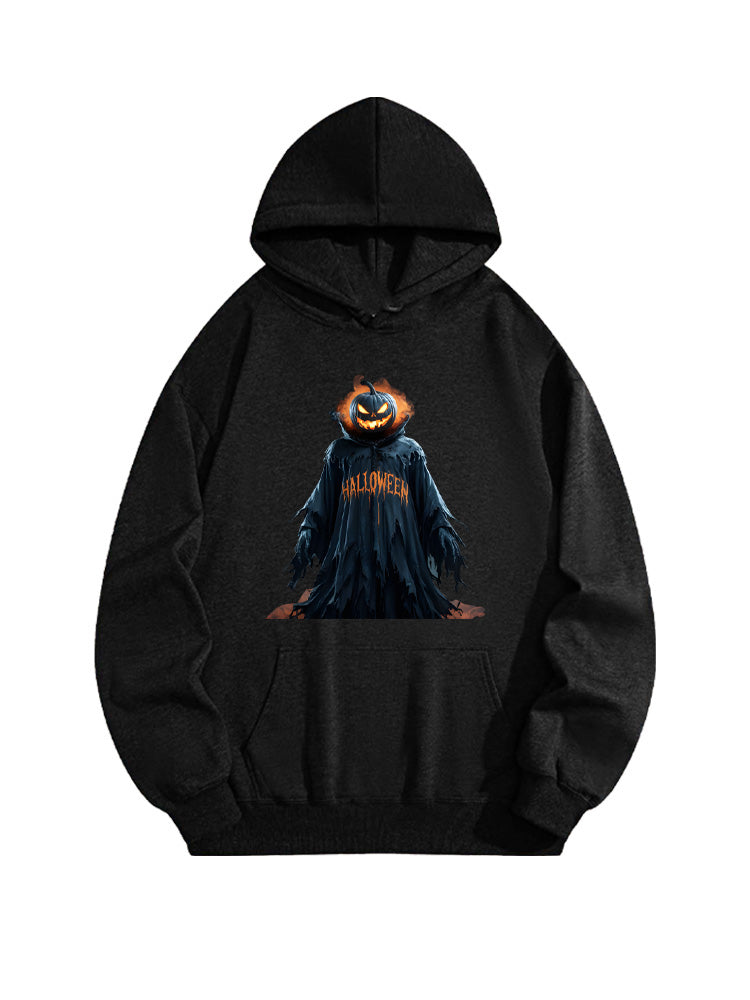 Happy Halloween Spooky Season Horrible Pumpkin Ghost Hoodie