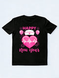 Happy New Year Party Nurses Heartbeat New Year Gift T-Shirt