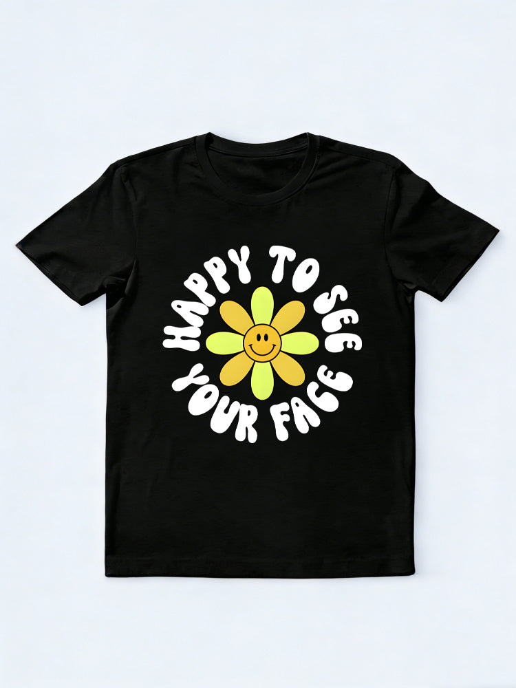Happy To See Your Face Teacher Back To School T-shirt