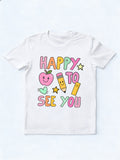 Happy to See You Teacher Back to School Gift T-shirt