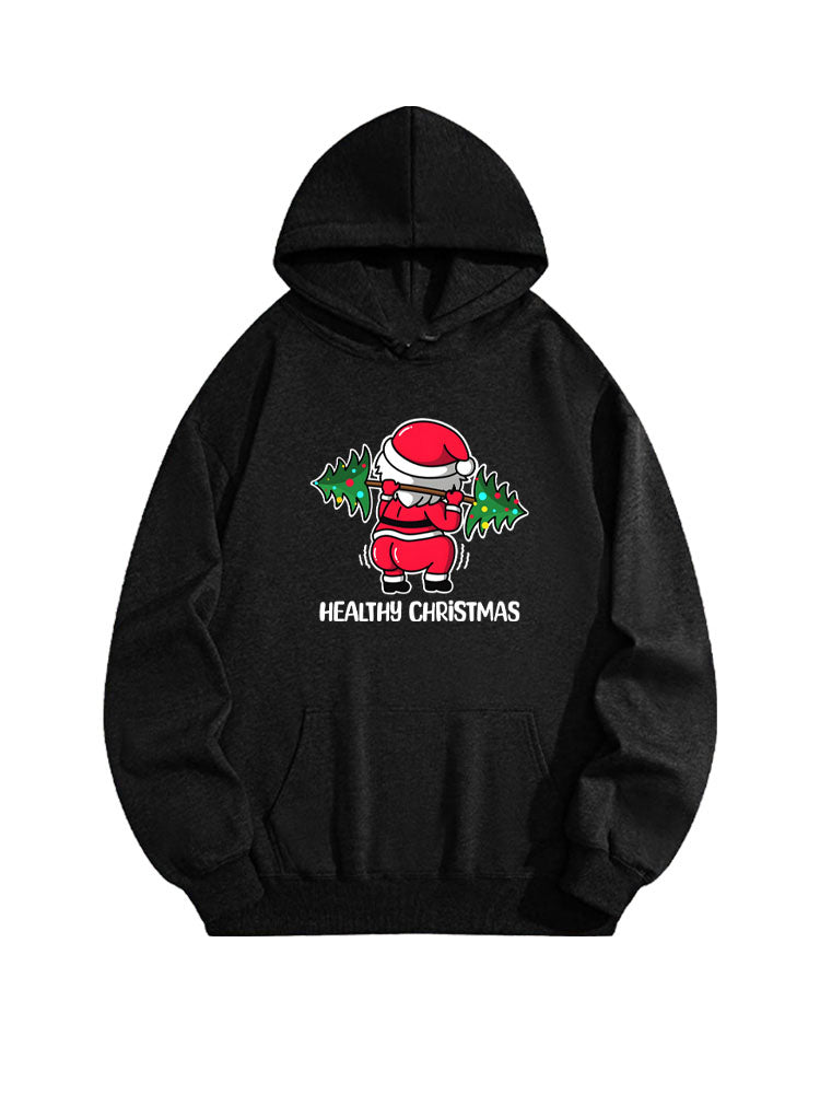 Healthy Christmas Gym Season Vibe Hoodie