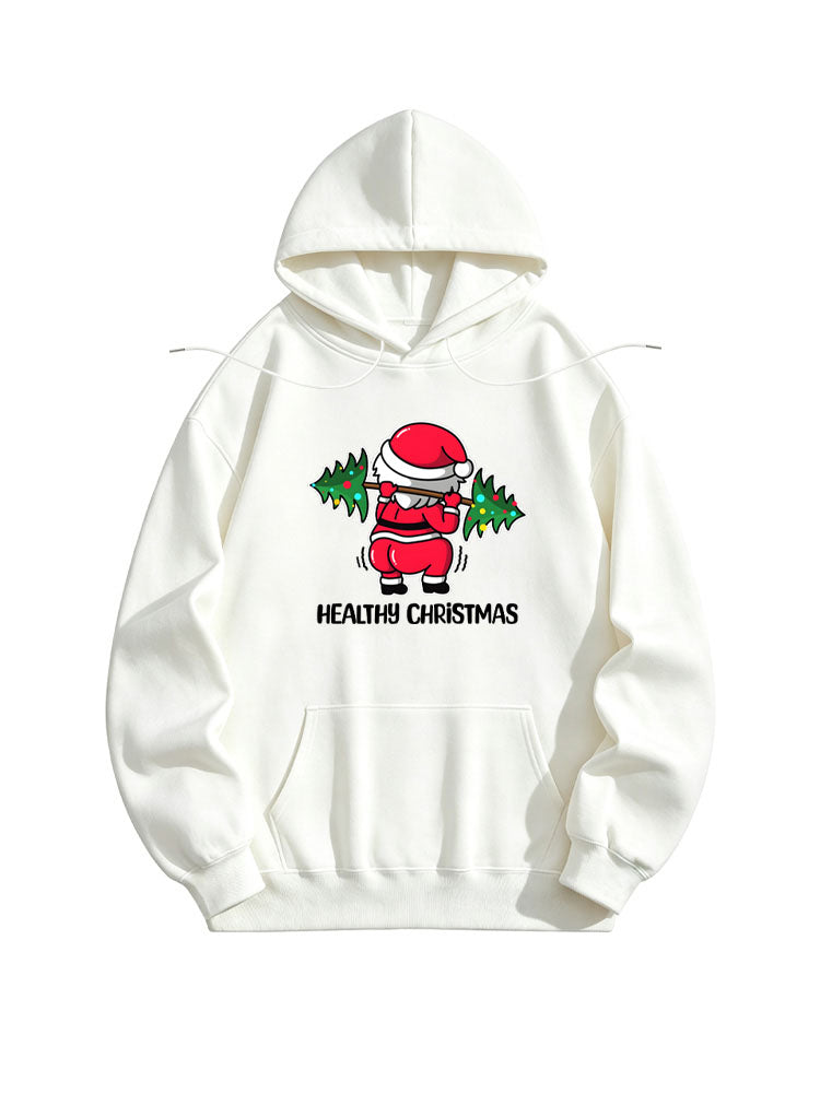 Healthy Christmas Gym Season Vibe Hoodie