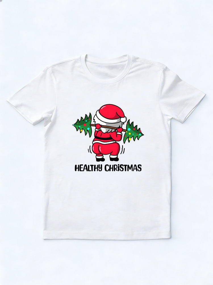 Healthy Christmas Gym Season Vibe T-shirt