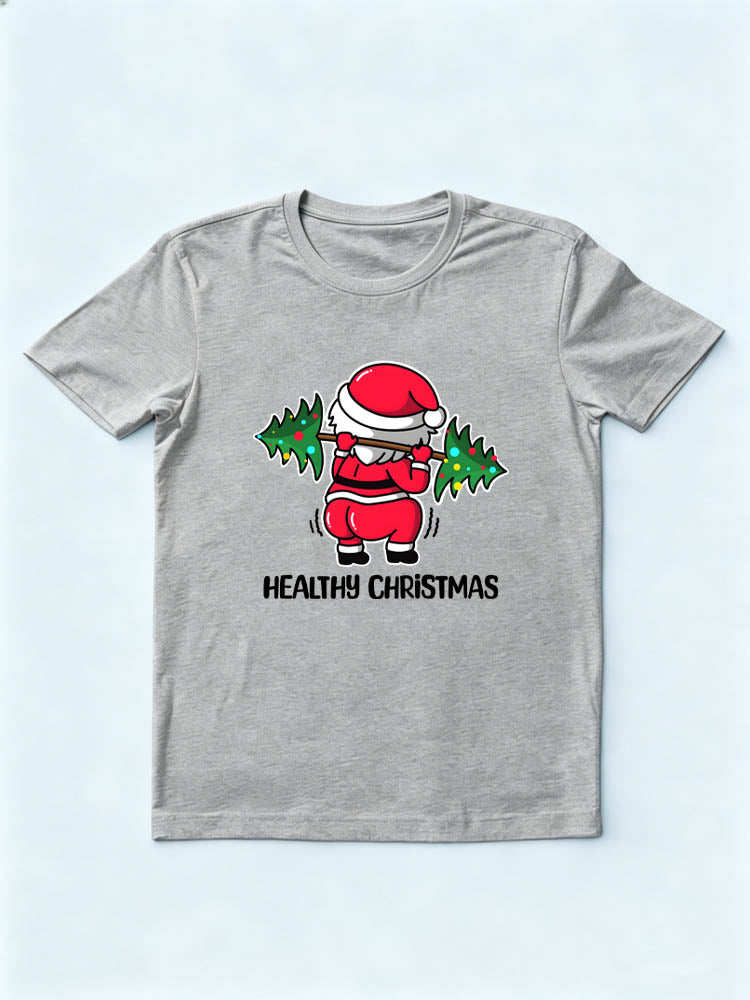 Healthy Christmas Gym Season Vibe T-shirt