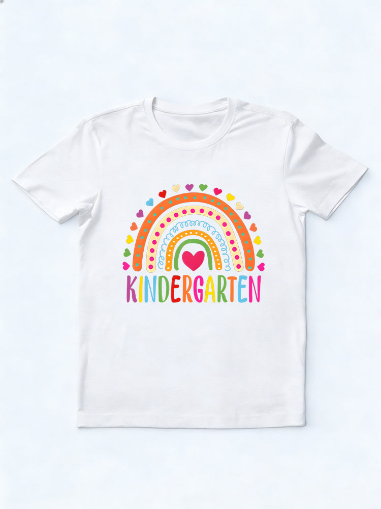 Hello Kindergarten Grade Gift for Teachers Back to School Shirt