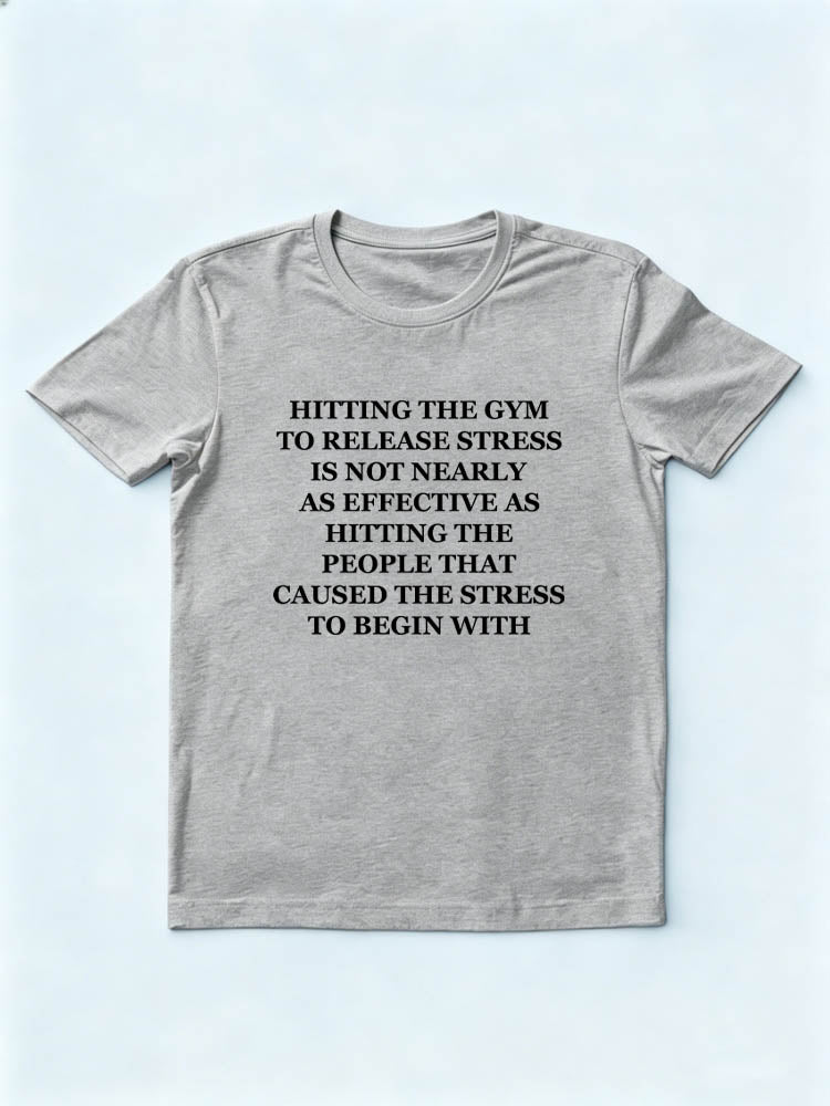 Hitting People to Release Stress Christmas Seasom Vibe T-shirt