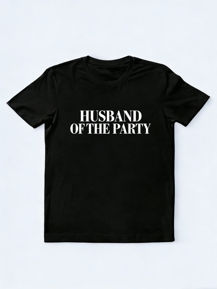 Hunsband/ Wife of the Party Wedding Anniversary Gift T-shirt