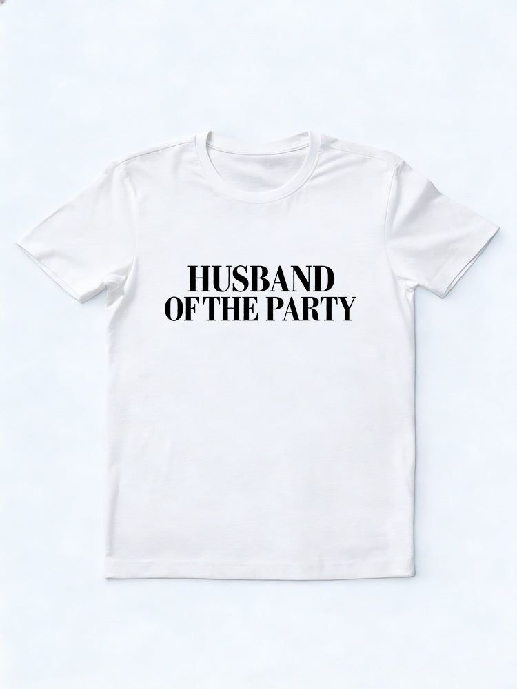Hunsband/ Wife of the Party Wedding Anniversary Gift T-shirt