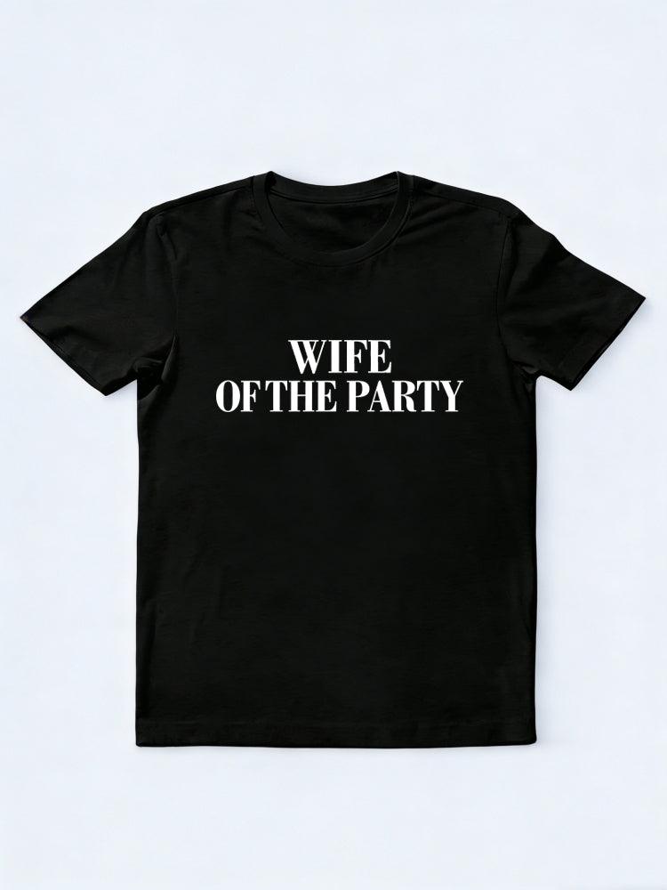 Hunsband/ Wife of the Party Wedding Anniversary Gift T-shirt