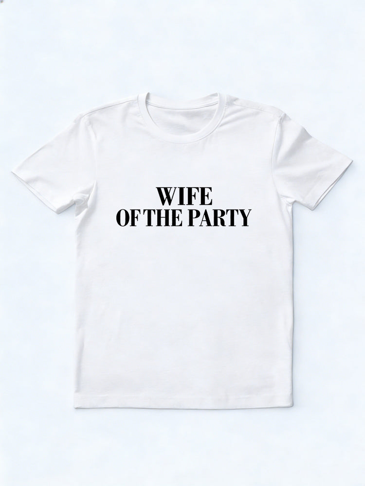 Hunsband/ Wife of the Party Wedding Anniversary Gift T-shirt