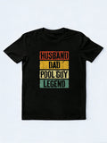 Husband Dad Pool Guy Legend Father‘s Day Gift T-Shirt
