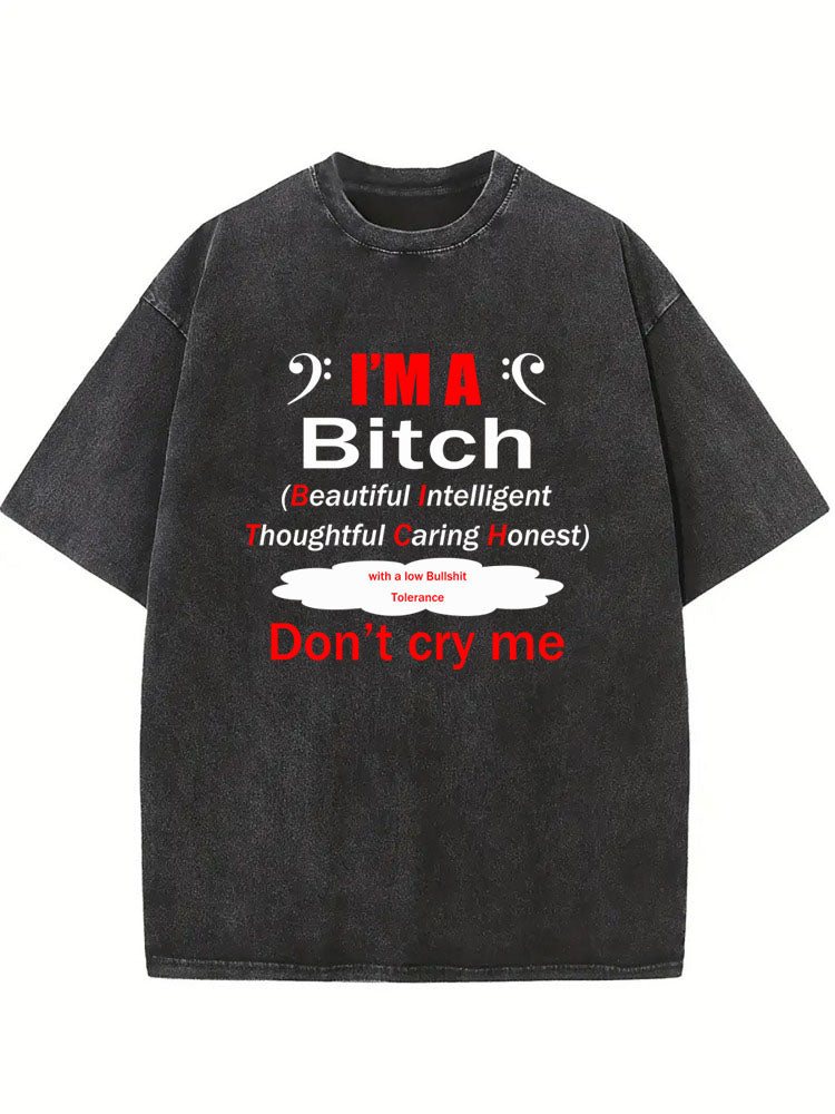 I Am Beautiful Intelligent Thoughtful Caring Honest Washed T-shirt