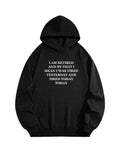 I Am Retired Christmas Season Vibe Hoodie