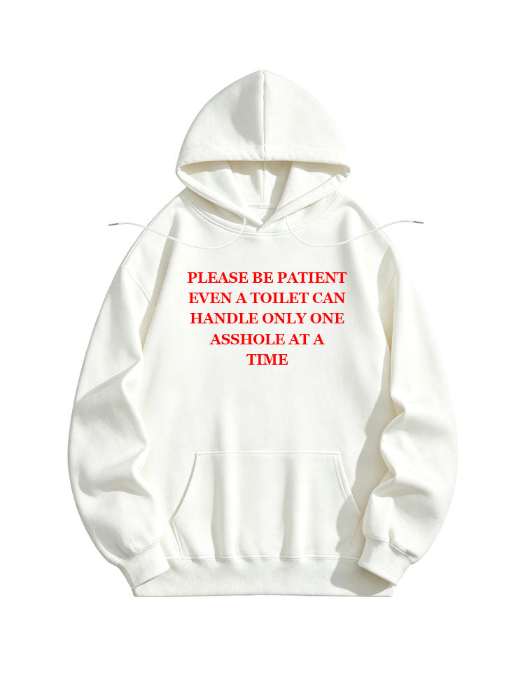I Can Handle One Asshole Only At A time Spooky Season Halloween Vibe Hoodie
