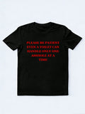 I Can Handle One Asshole Only At A time Spooky Season Halloween Vibe T-shirt