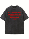I Can Handle One Asshole Only At A time Spooky Season Halloween Vibe Washed T-shirt