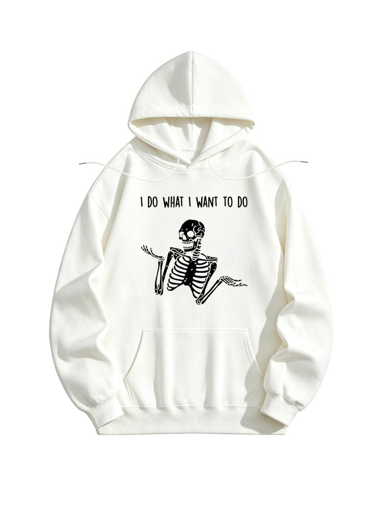 I Do What I Want To Do Halloween Spooky Season Vibe Hoodie