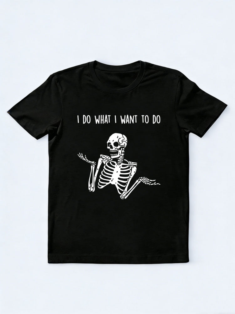 I Do What I Want To Do Halloween Spooky Season Vibe T-shirt