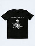 I Do What I Want To Do Halloween Spooky Season Vibe T-shirt
