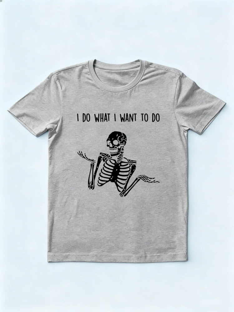 I Do What I Want To Do Halloween Spooky Season Vibe T-shirt