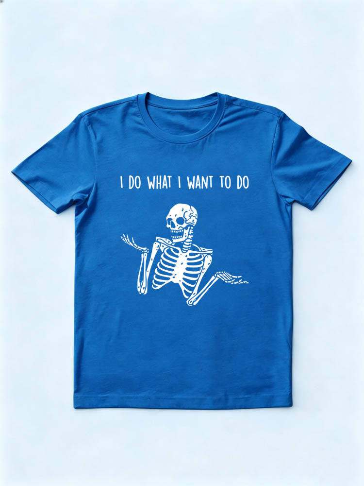 I Do What I Want To Do Halloween Spooky Season Vibe T-shirt
