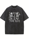 I Got Your Back Halloween Spooky Season Vibe Washed T-shirt