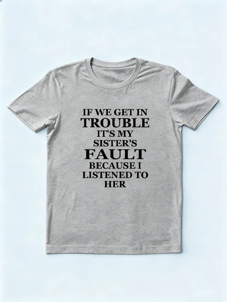 I Lisent to My Brother Sister Christmas Season Vibe T-shirt