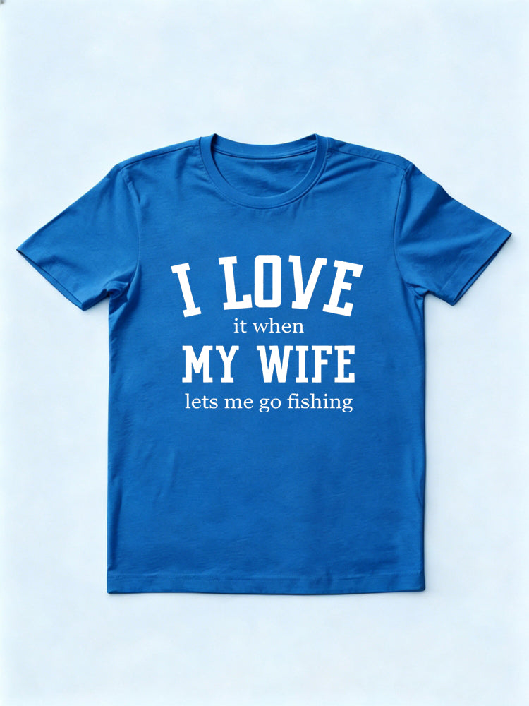 I Love My Wife Gift T-shirtv