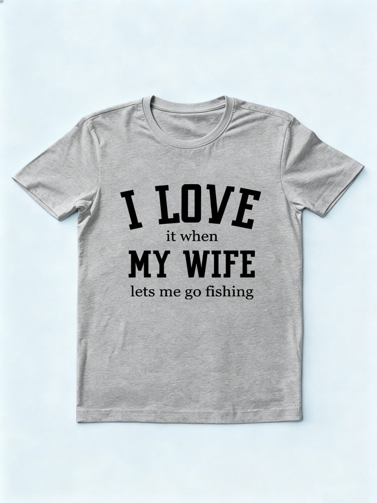 I Love My Wife Gift T-shirtv