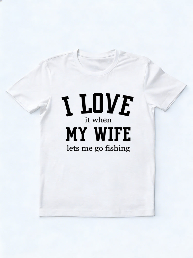 I Love My Wife Gift T-shirtv