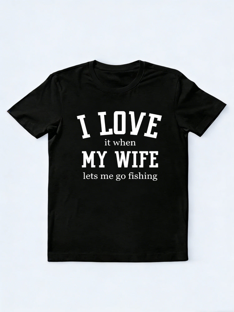 I Love My Wife Gift T-shirtv