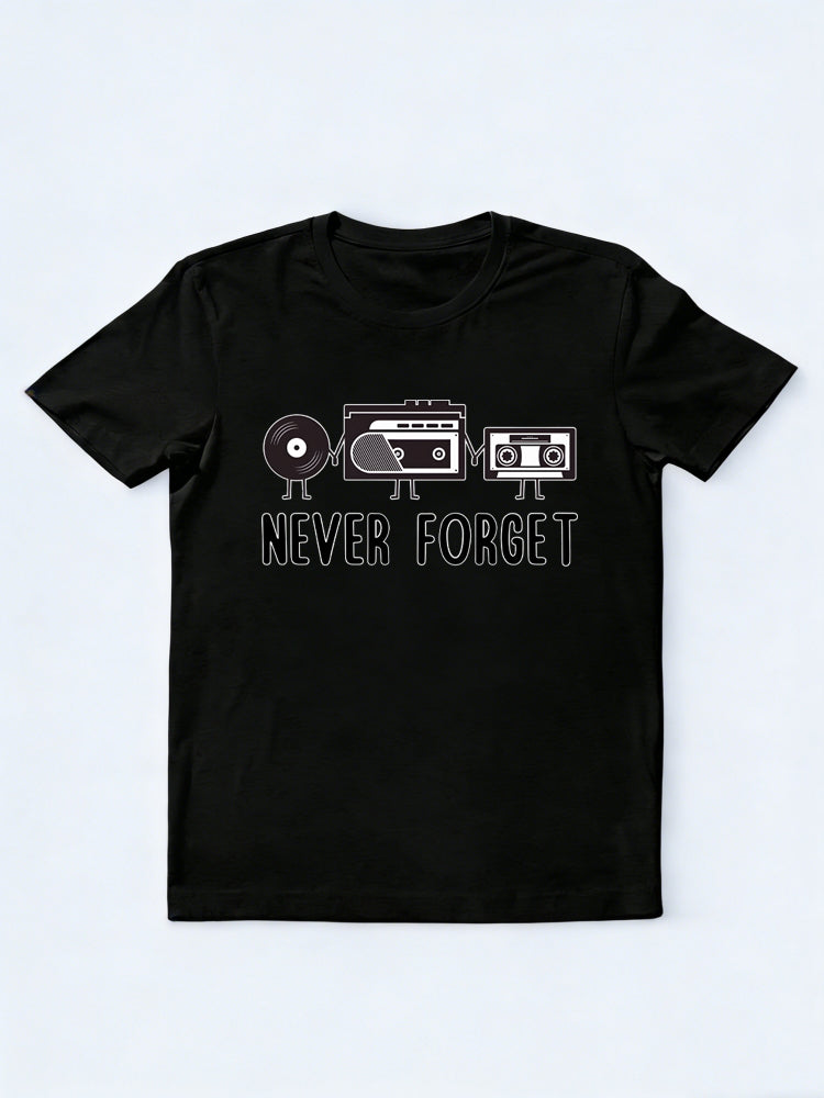 I Love The 80's Never Forget Music Lover Family& Friend Birthday Gift T-shirt