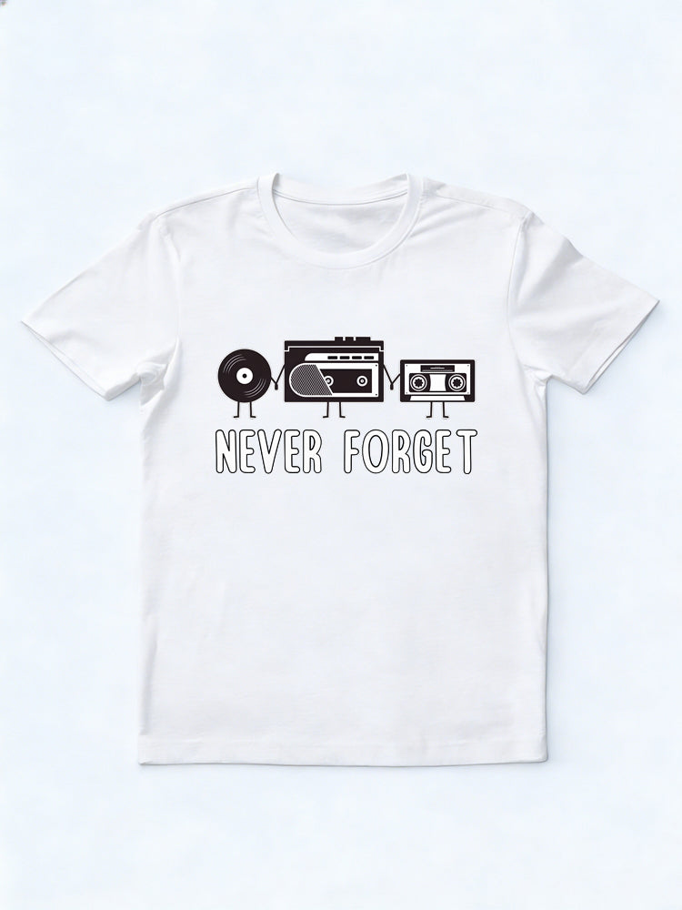 I Love The 80's Never Forget Music Lover Family& Friend Birthday Gift T-shirt