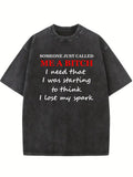 I Need Someone Call Me A Bitch Washed T-shirt