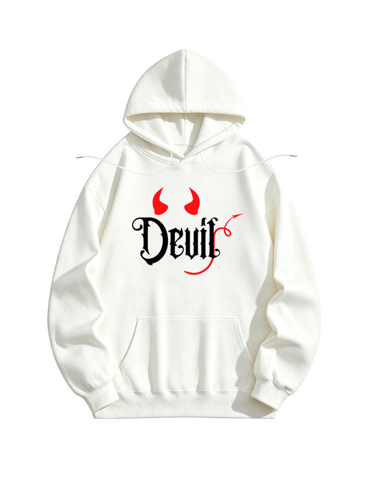 I Put The D In The Devil Spooky Season Halloween Vibe Hoodie