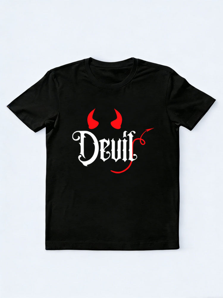 I Put The D In The Devil Spooky Season Halloween Vibe T-shirt