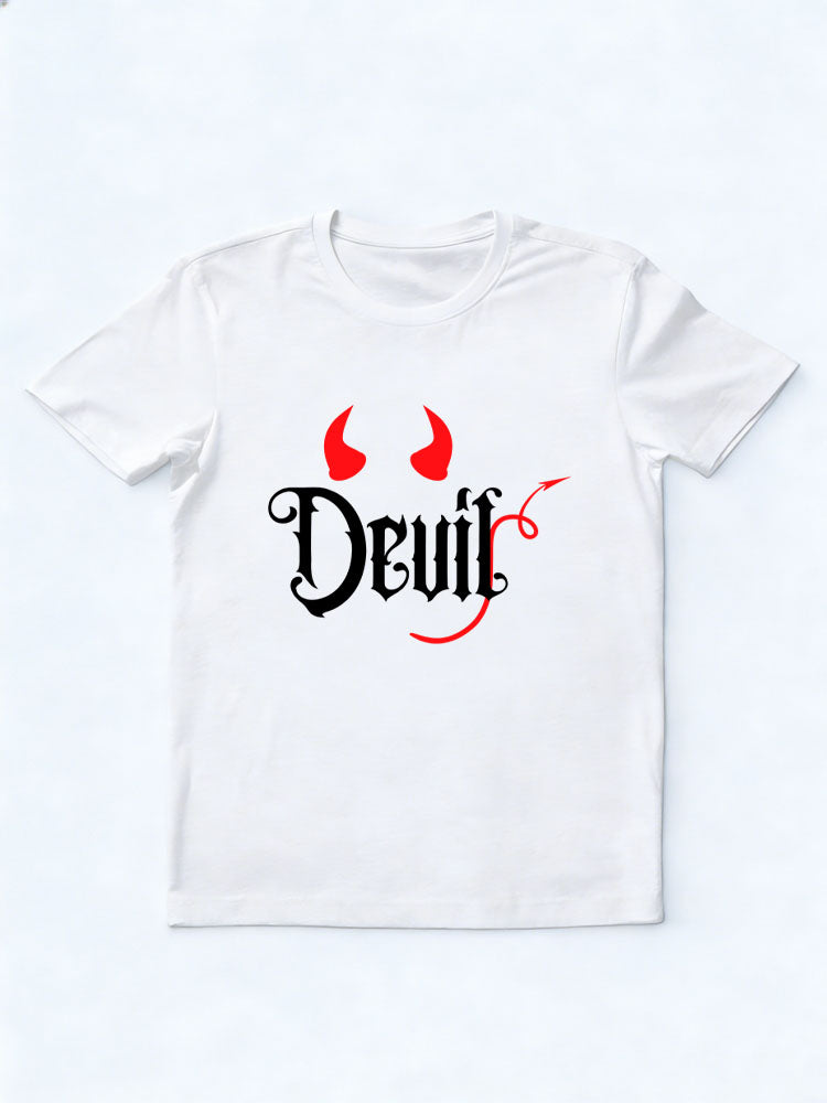 I Put The D In The Devil Spooky Season Halloween Vibe T-shirt