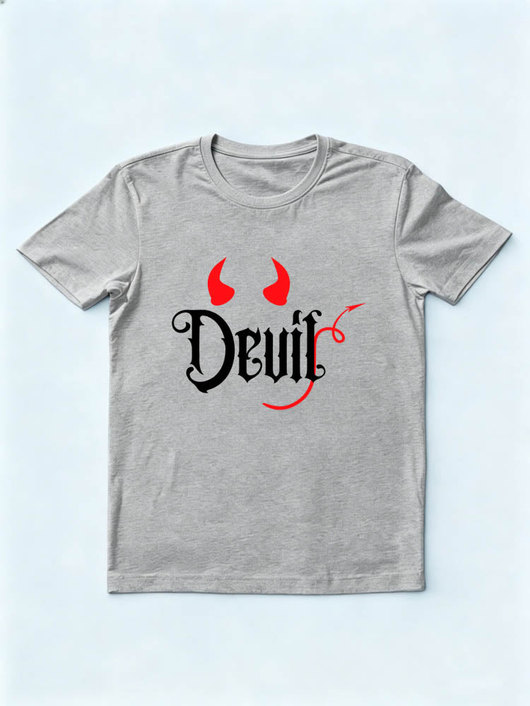 I Put The D In The Devil Spooky Season Halloween Vibe T-shirt
