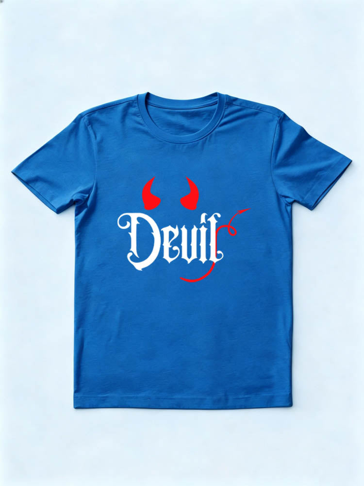 I Put The D In The Devil Spooky Season Halloween Vibe T-shirt