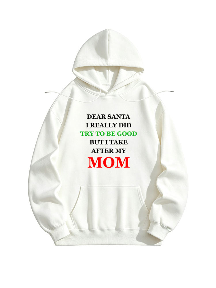 I Take After My Mom/ Dad Christmas Season Vibe Hoodie