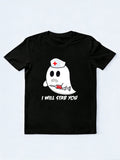 I Will Stab You Ghost Nurse Halloween Gift T-Shirt