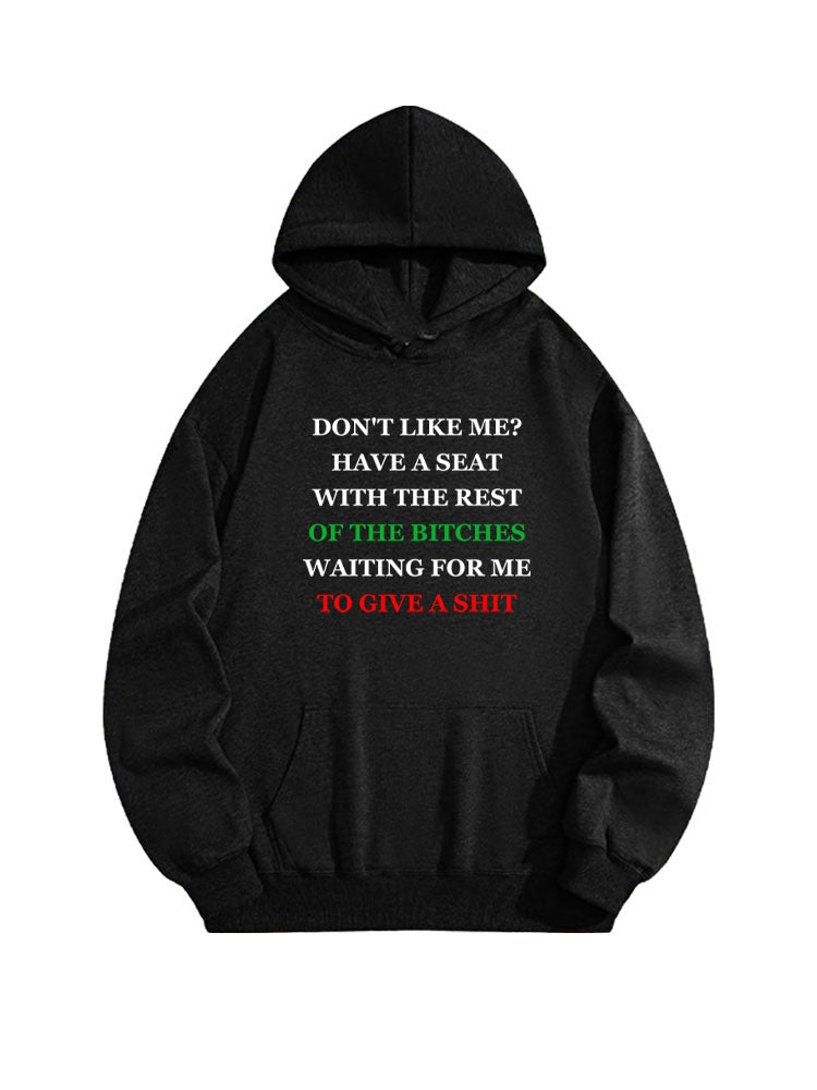 I'll Give A Shit To All You Bithces Christmas Season Vibe Hoodie