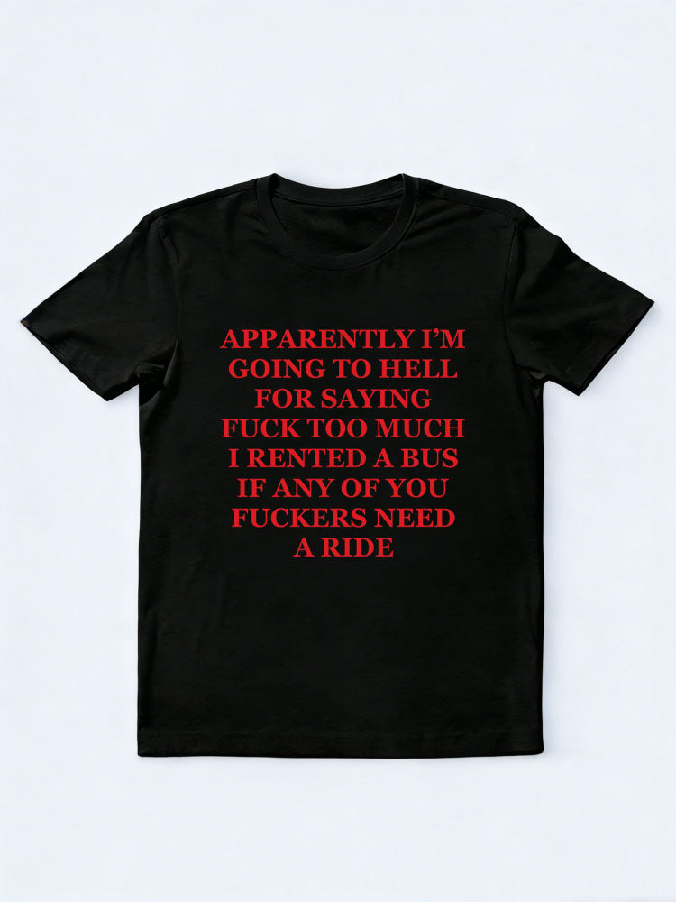 I'm Going To Hell For Saying Fuck Too Much Christmas Season T-shirt