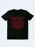 I'm Going To Hell For Saying Fuck Too Much Christmas Season T-shirt